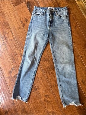 Just Black Denim Light Wash Women’s High-Rise Straight Jeans